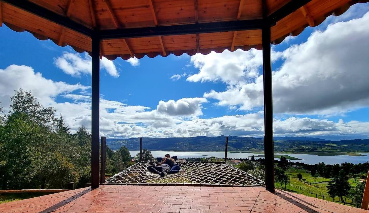 Hotel Glamping Sede Campestre Mirador De Pueblo Viejo Guatavita Exterior foto