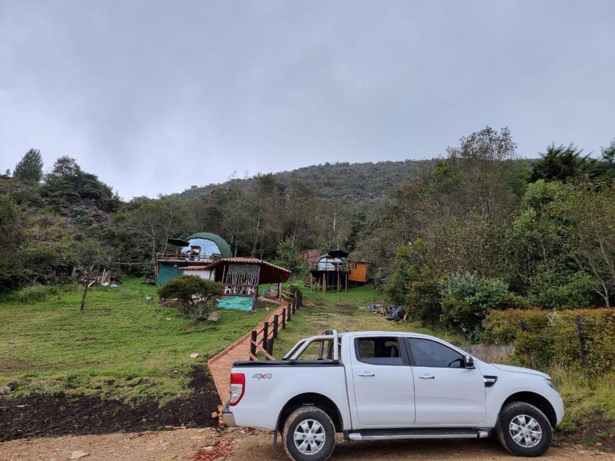 Hotel Glamping Sede Campestre Mirador De Pueblo Viejo Guatavita Exterior foto
