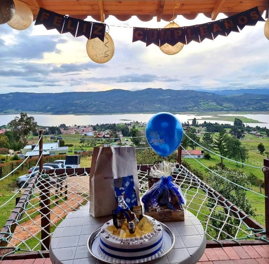Hotel Glamping Sede Campestre Mirador De Pueblo Viejo Guatavita Exterior foto