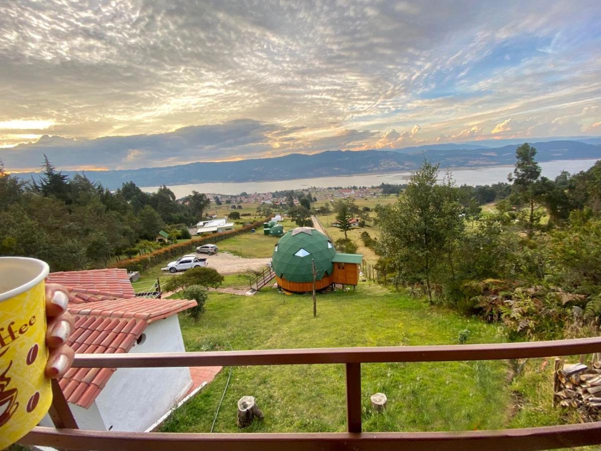 Hotel Glamping Sede Campestre Mirador De Pueblo Viejo Guatavita Exterior foto