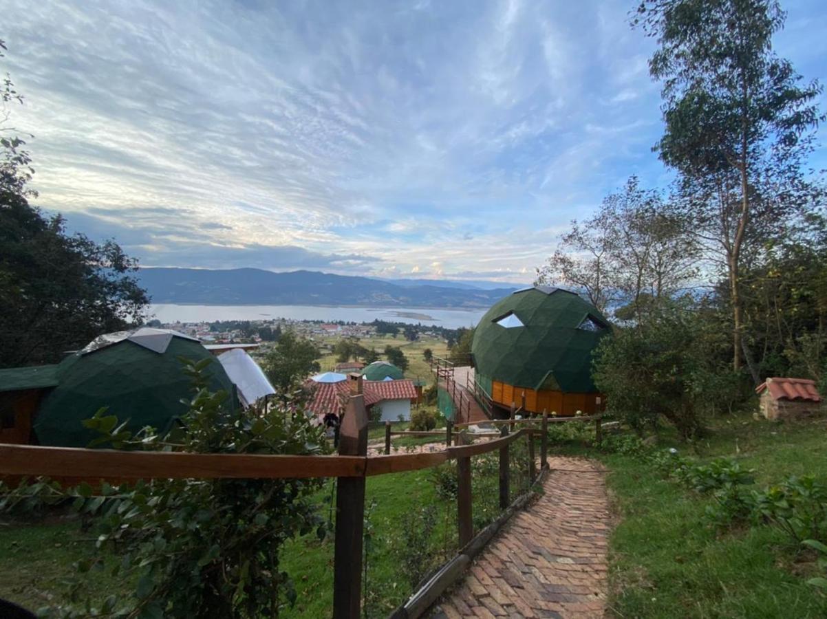 Hotel Glamping Sede Campestre Mirador De Pueblo Viejo Guatavita Exterior foto