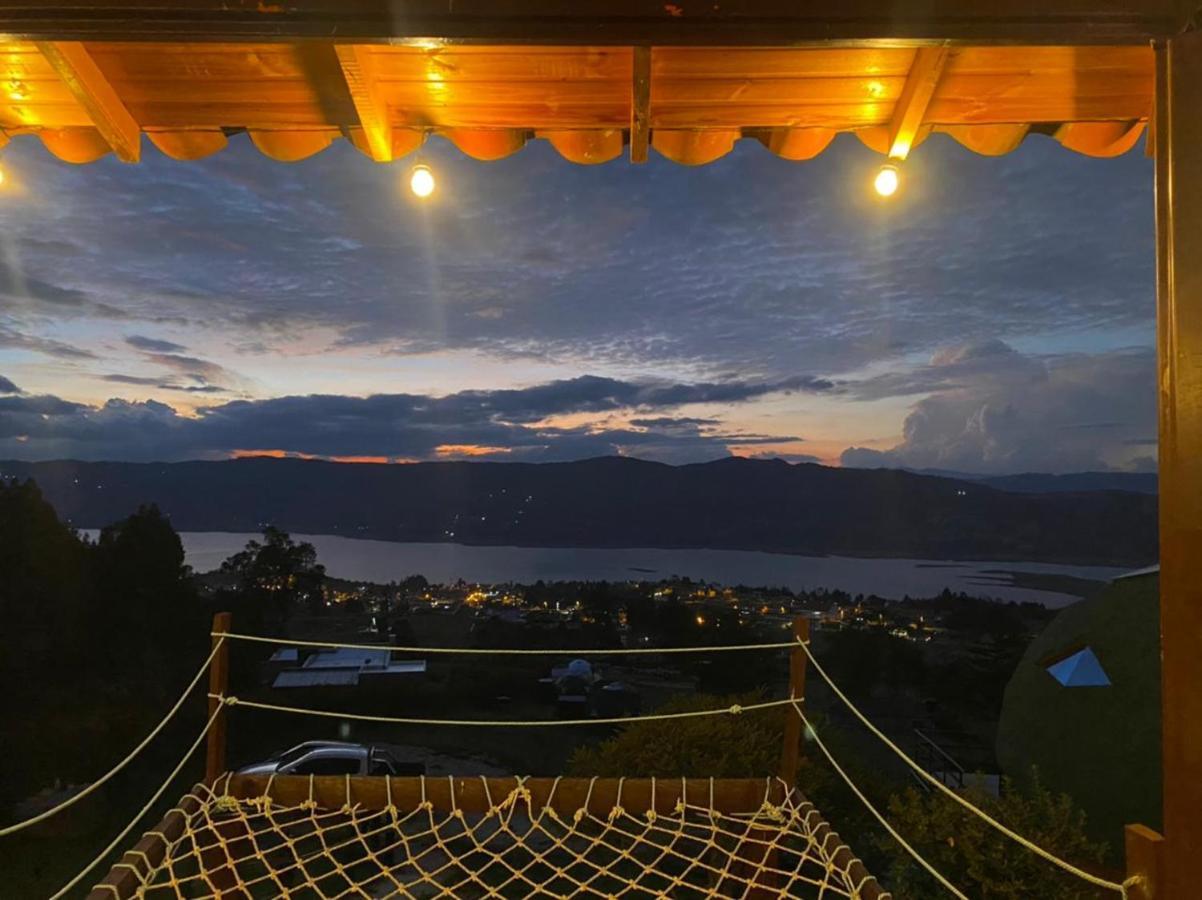 Hotel Glamping Sede Campestre Mirador De Pueblo Viejo Guatavita Exterior foto