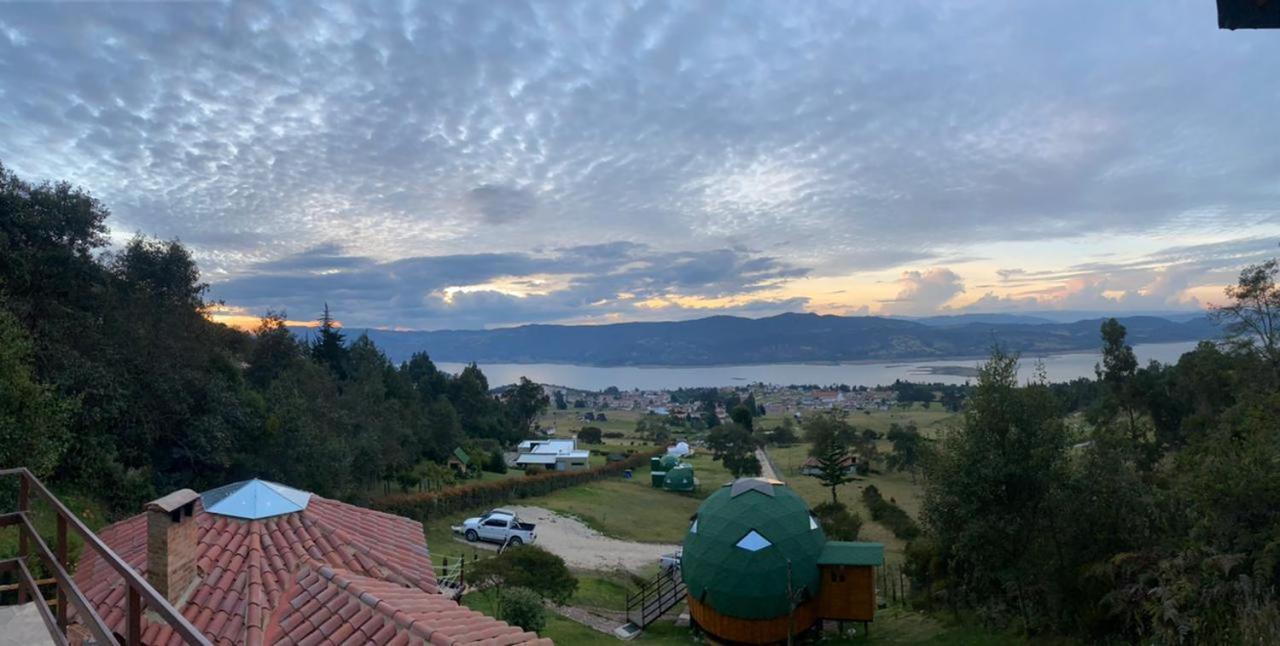 Hotel Glamping Sede Campestre Mirador De Pueblo Viejo Guatavita Exterior foto