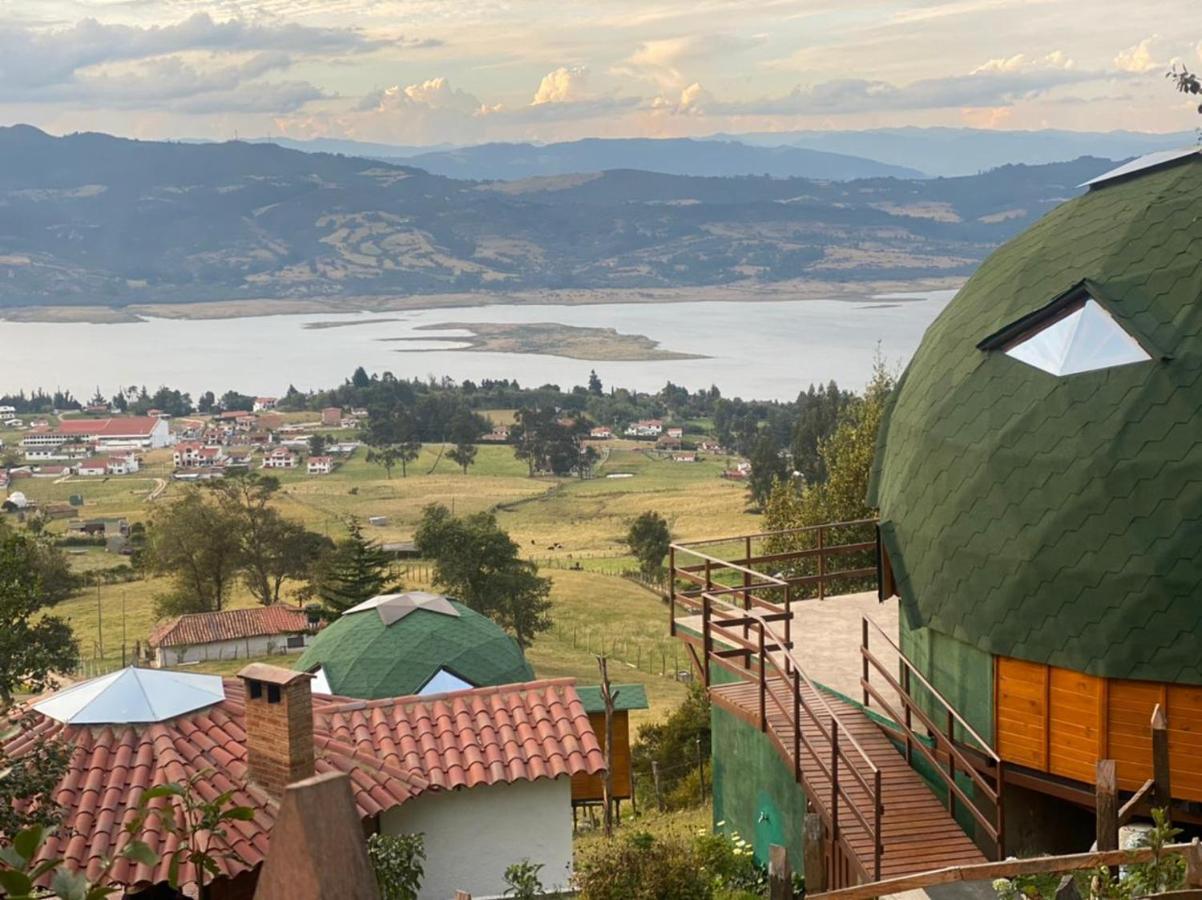 Hotel Glamping Sede Campestre Mirador De Pueblo Viejo Guatavita Exterior foto