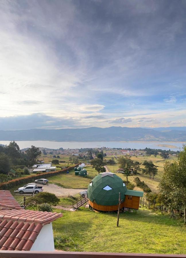 Hotel Glamping Sede Campestre Mirador De Pueblo Viejo Guatavita Exterior foto