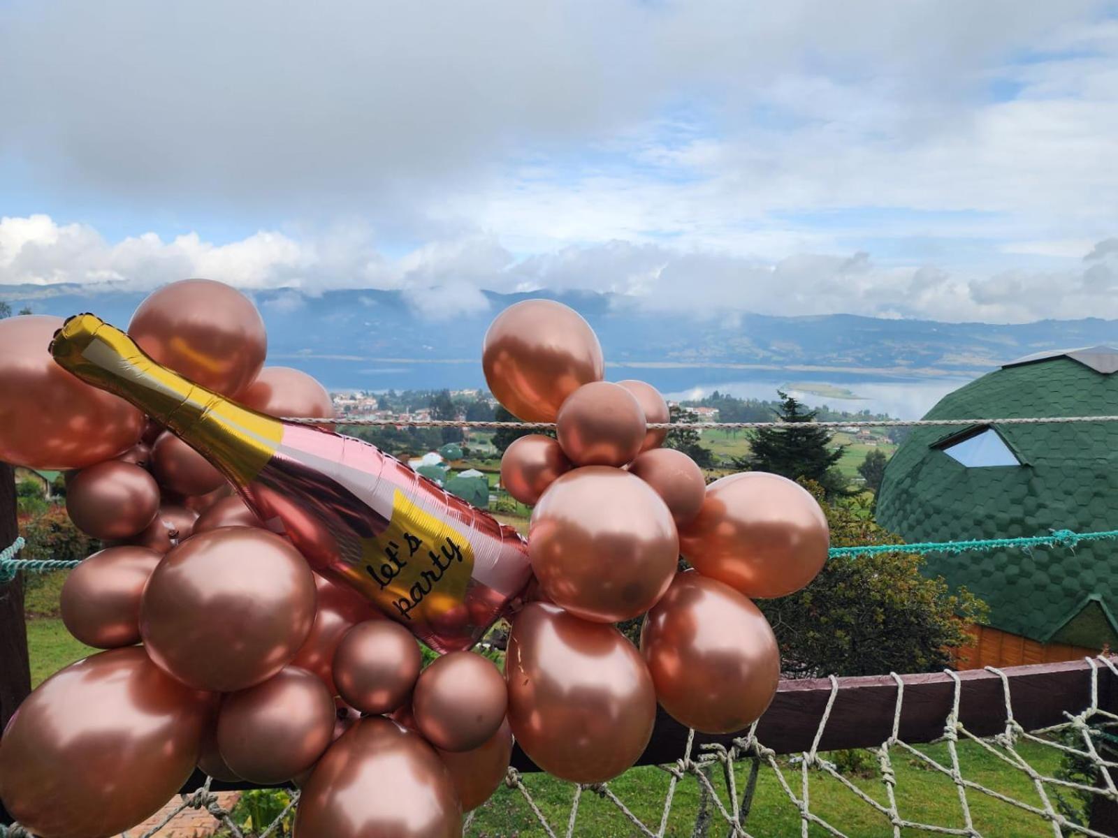 Hotel Glamping Sede Campestre Mirador De Pueblo Viejo Guatavita Exterior foto