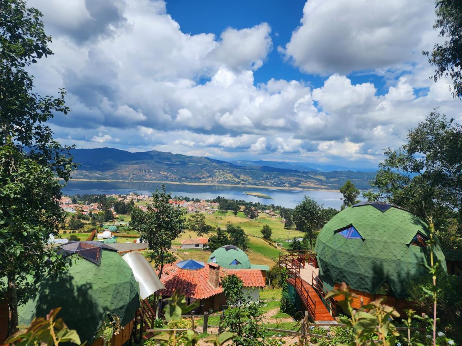Hotel Glamping Sede Campestre Mirador De Pueblo Viejo Guatavita Exterior foto