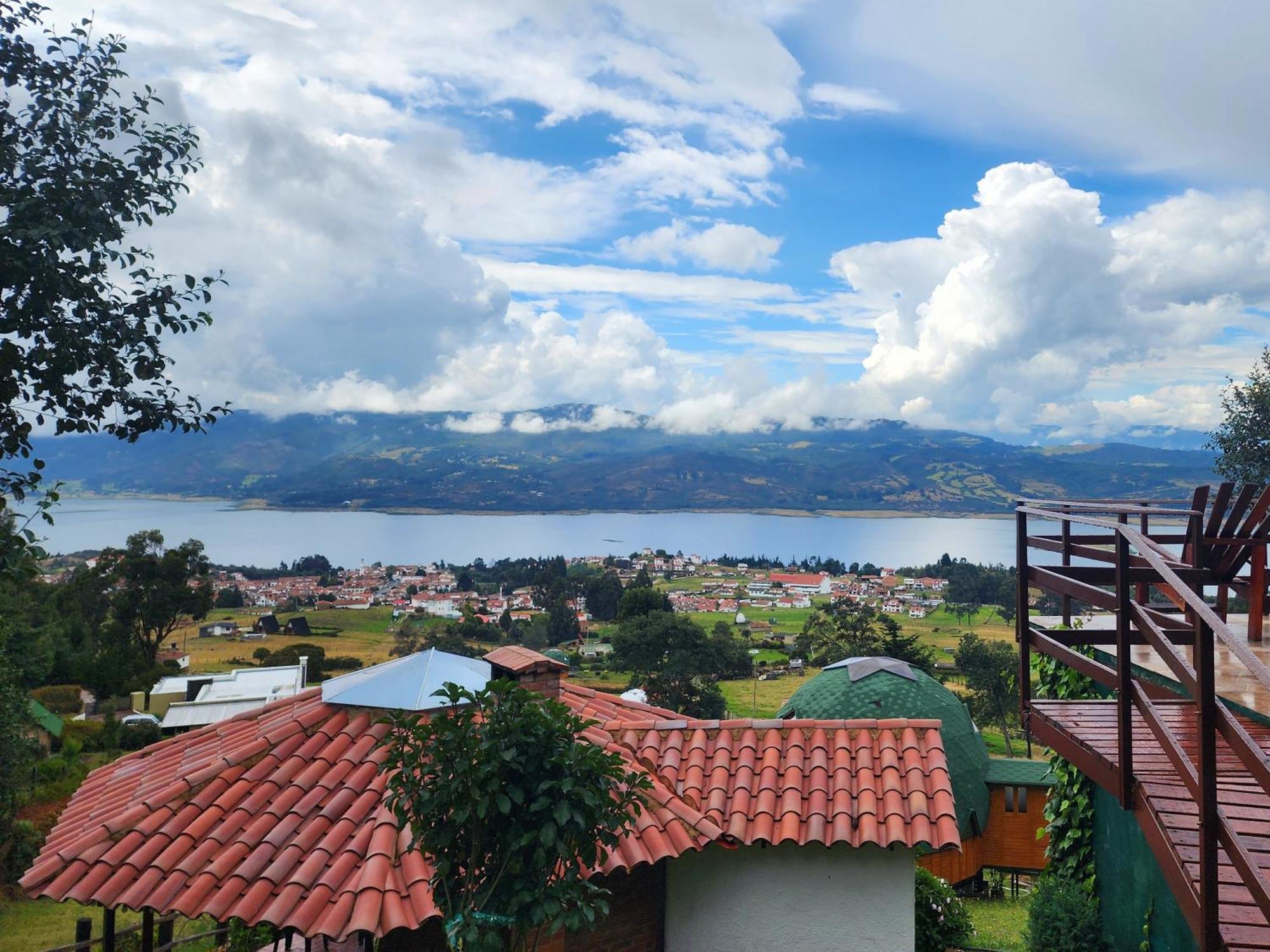 Hotel Glamping Sede Campestre Mirador De Pueblo Viejo Guatavita Exterior foto