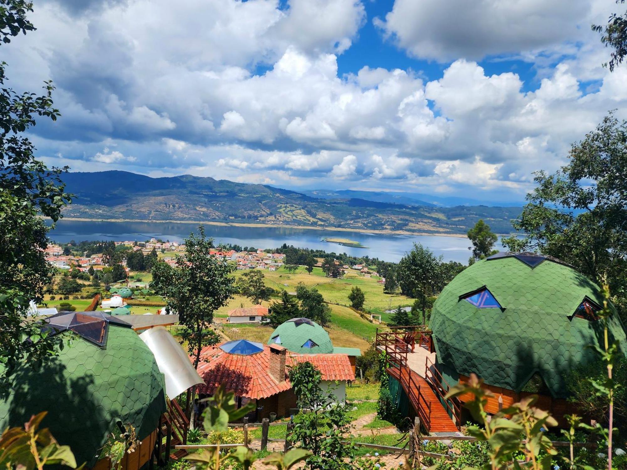 Hotel Glamping Sede Campestre Mirador De Pueblo Viejo Guatavita Exterior foto